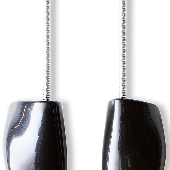 Angelus Black plastic SHOE TREEs FLeXiBLe Coiled Spring Shoe Tree Sneaker Boot - Picture 3 of 6